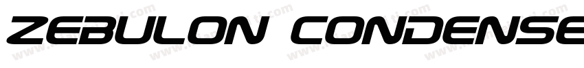 Zebulon Condensed Italic字体转换